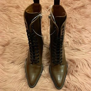 Chloé Rylee Leather Ankle Boots